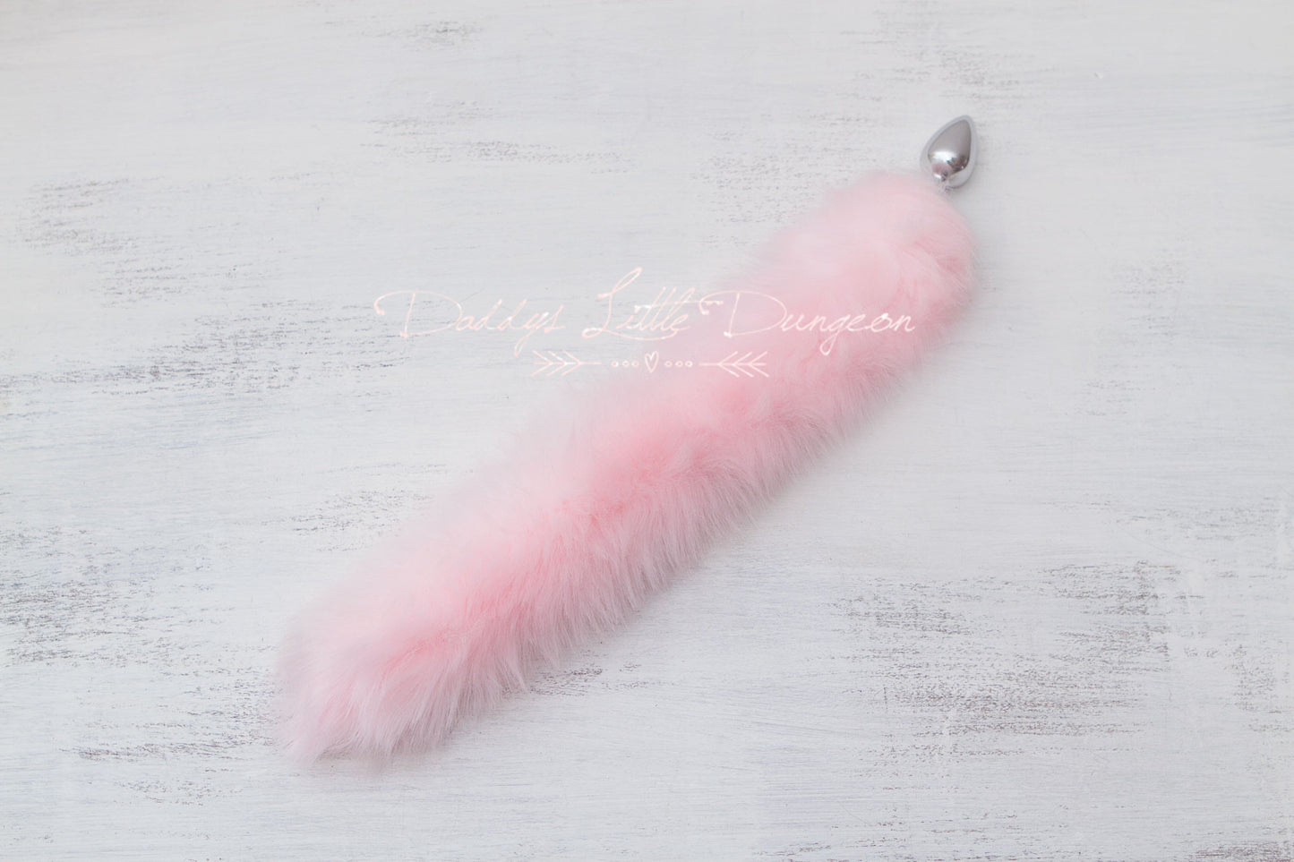 Cute pink DDLG butt plug fox tail for anal, BDSM sex toys, Kawaii cosplay, Femdom sissy plug, petplay and pet play.