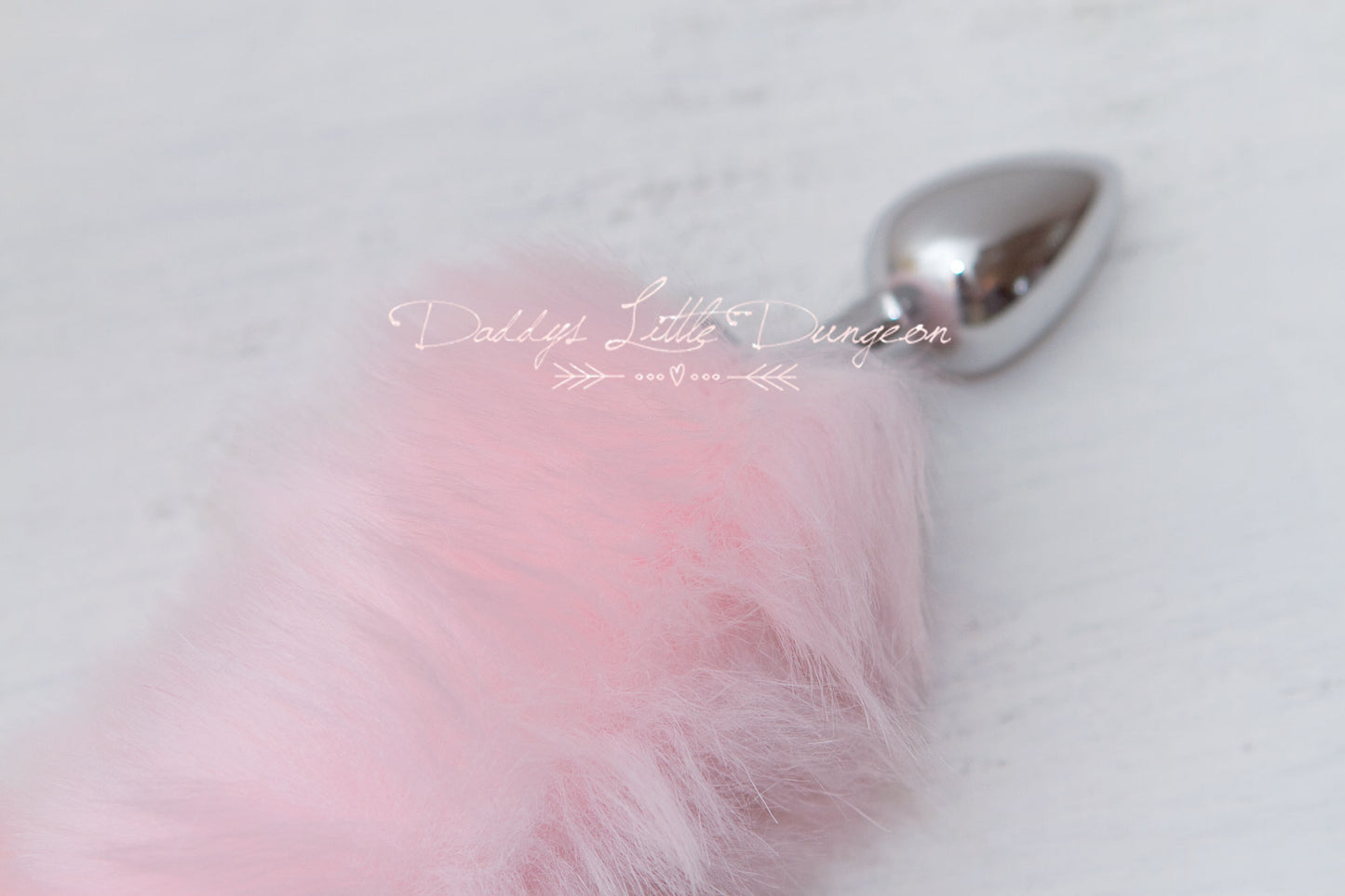 Cute pink DDLG butt plug fox tail for anal, BDSM sex toys, Kawaii cosplay, Femdom sissy plug, petplay and pet play.