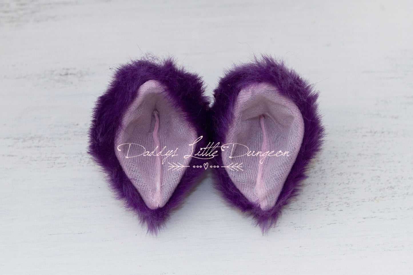 Purple Ombre Kitten Fox Pet Play Set