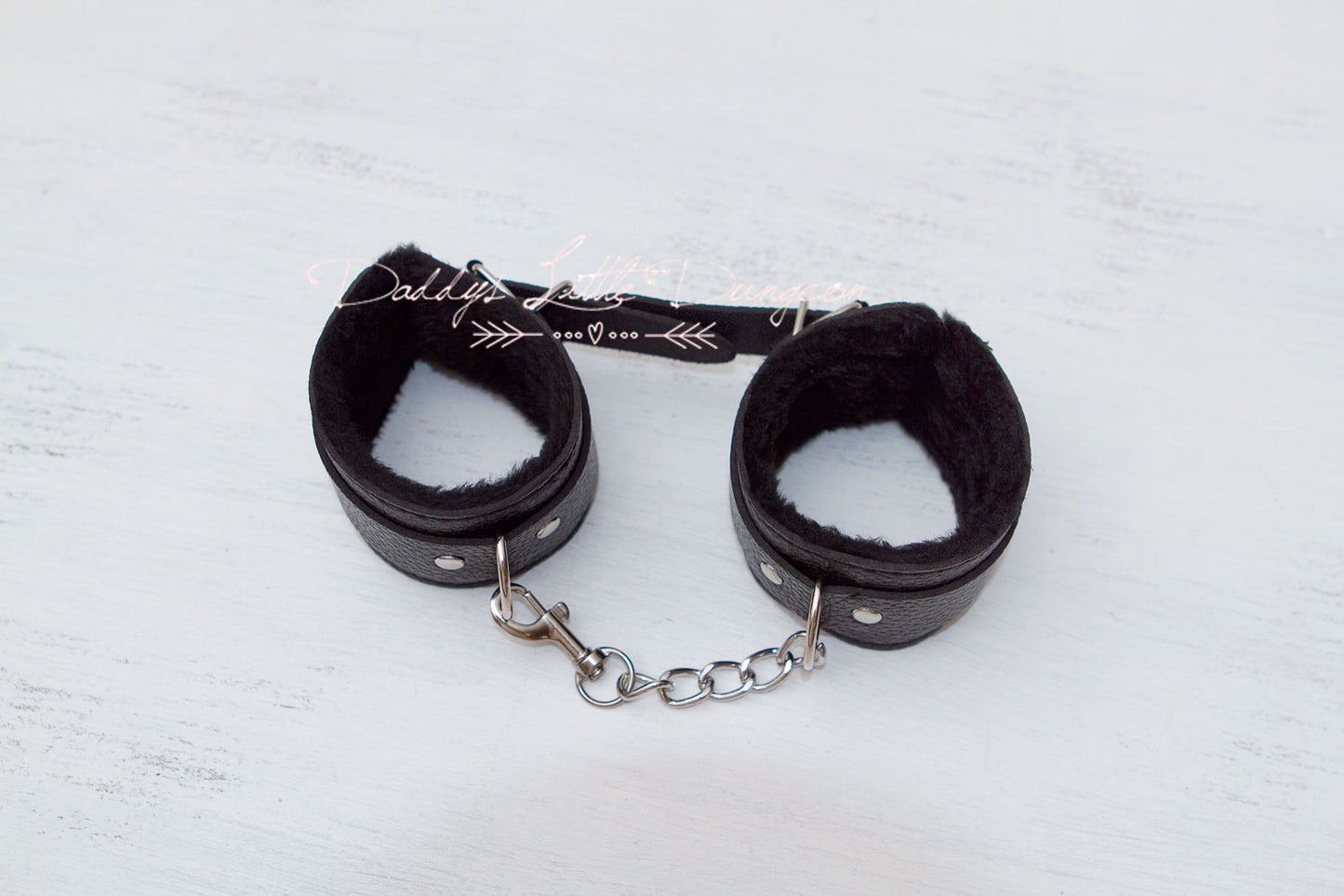 Black Bondage Wrist Cuffs