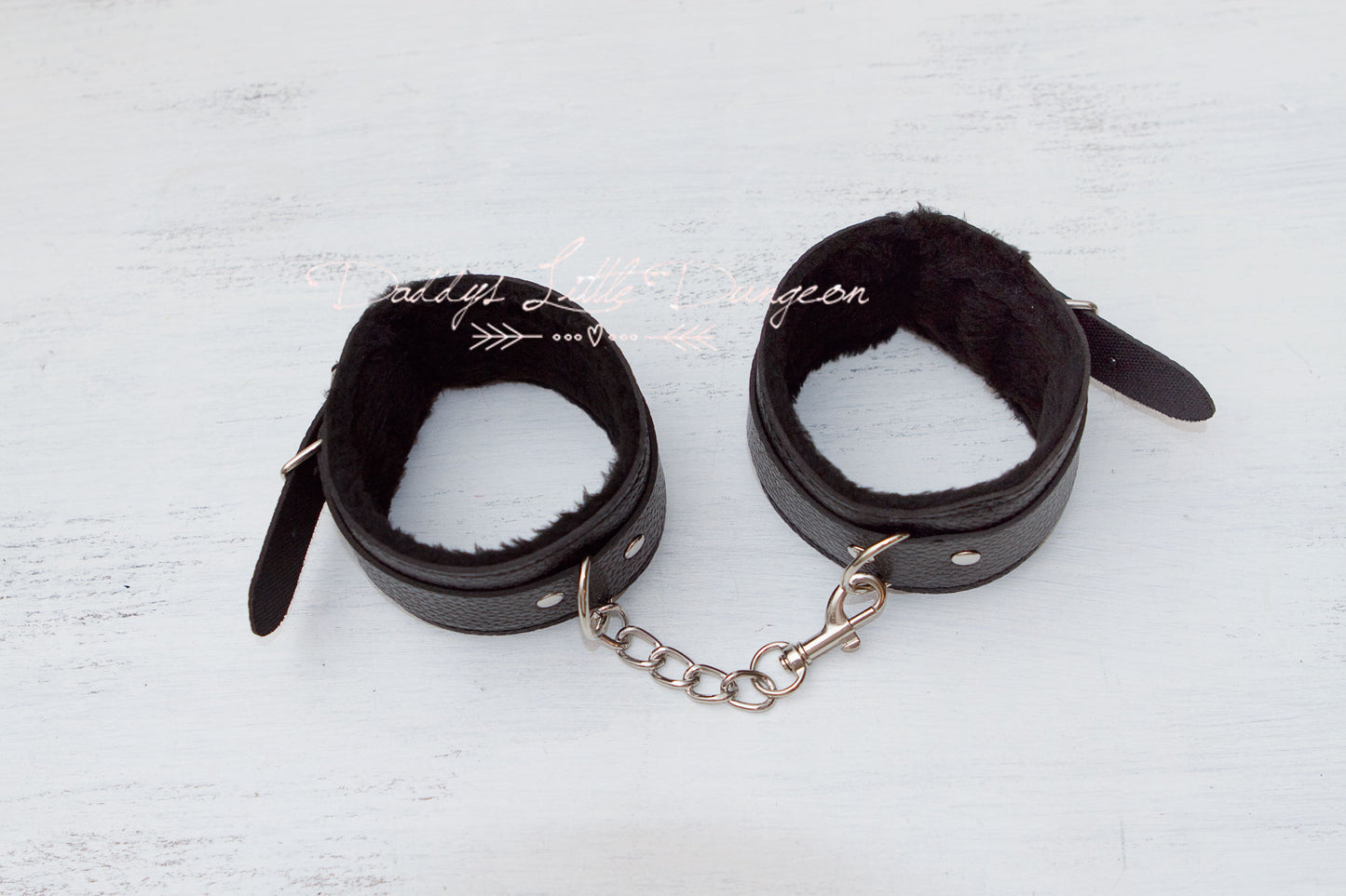 Black Bondage Ankle Cuffs