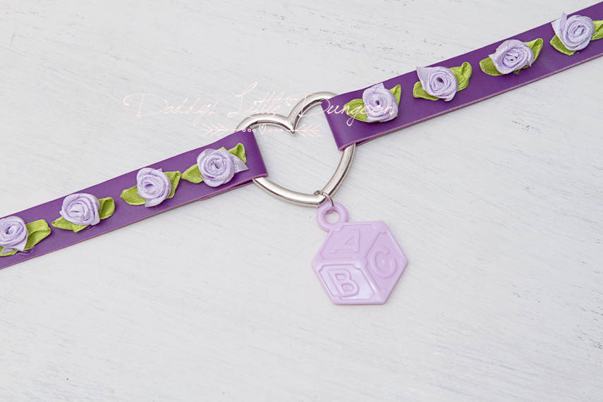Add A Pastel Baby Block Charm to Your Collar or Lingerie