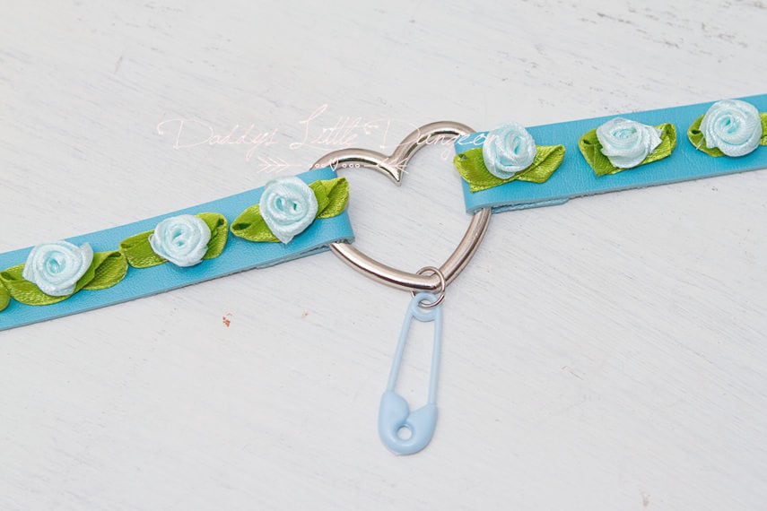 Add A Pastel Safety Pin Charm to Your Collar or Lingerie