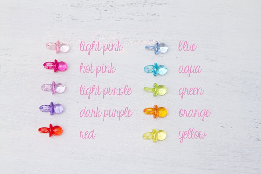 ABDL DDLG Pacifier Pierced Earrings Daddy's Little Girl Crybaby Gummy Clear Dangle Lolita Baby Sissy Cry Baby BDSM Jewelry Kawaii mdlg