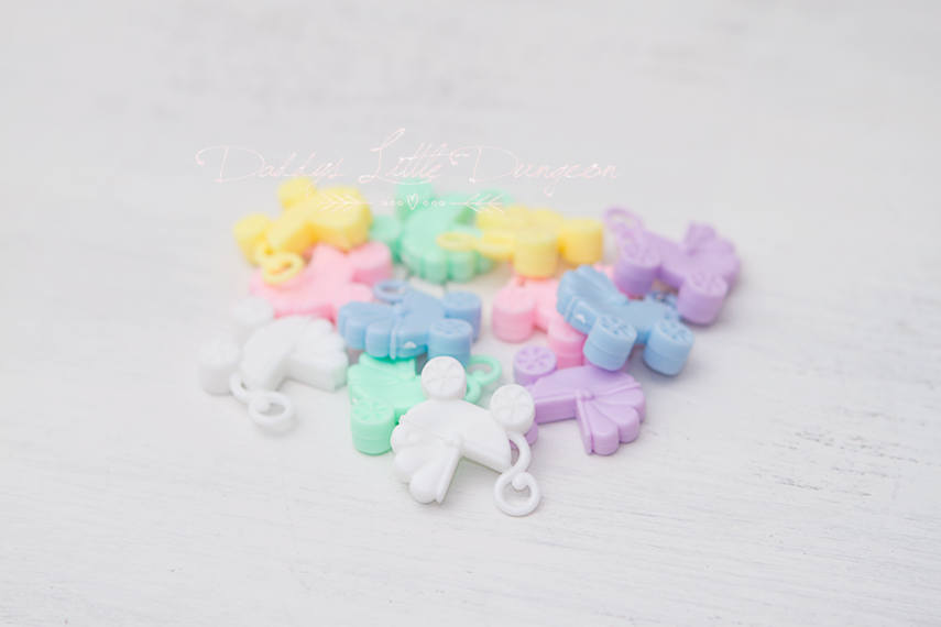 ABDL DDLG Cute Baby Carriage Pram Stroller Pierced Earrings Daddys Little Girl Dangle Lolita Kawaii Sissy Sub Master BDSM Jewelry mdlg