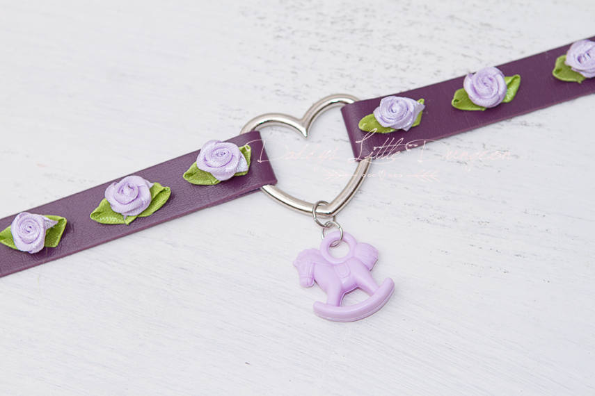 Add A Pastel Rocking Horse Charm to Your Collar or Lingerie