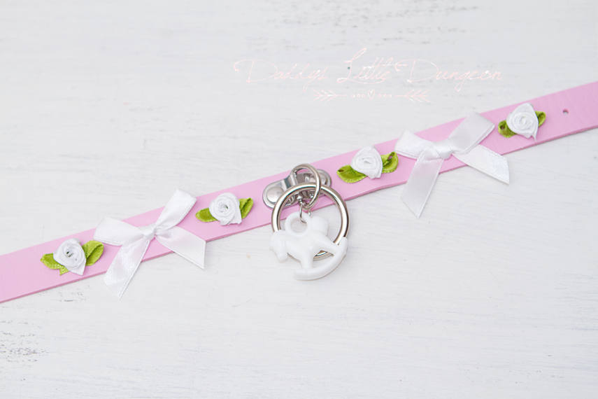 Add A Pastel Rocking Horse Charm to Your Collar or Lingerie