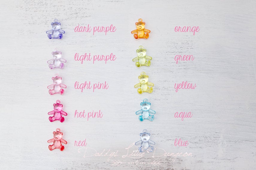 Add A Big Teddy Bear Charm to Your Collar or Lingerie