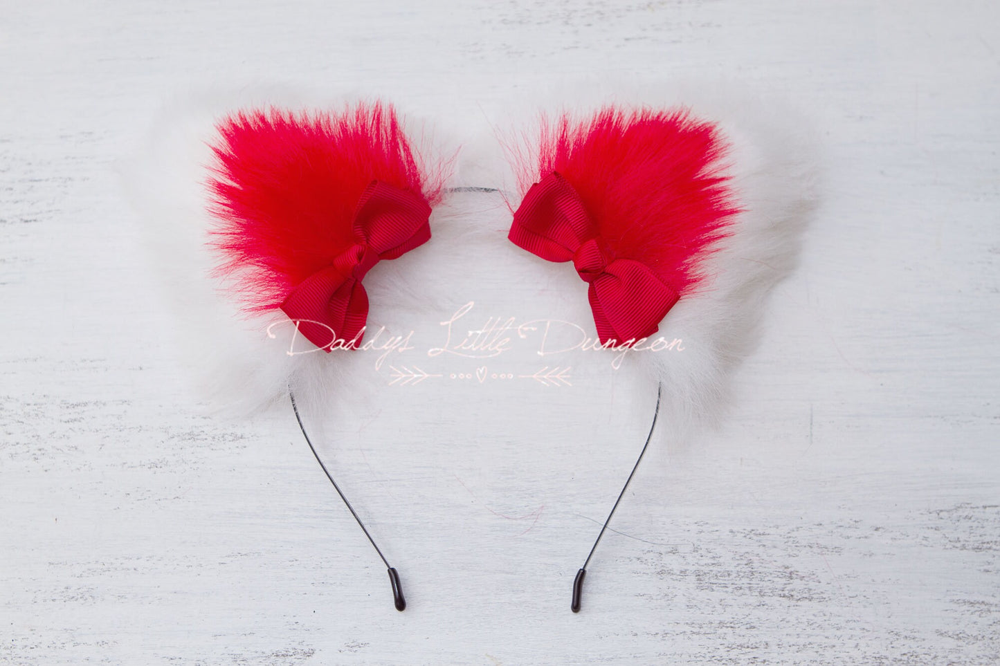 Petplay Ears Collar Anal Butt Plug Tail for BDSM Fox Kitty Kitten Cat Submissive Cosplay ABDL DDLG mature 18+ Pretty Pet Play Starter Set!