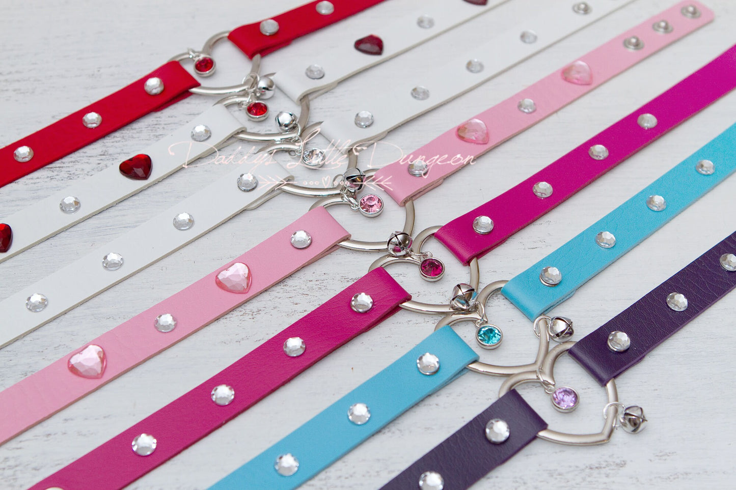 YOU PICK Personalized Tag Glam Bling Rhinestone Bell Cat Custom Kitten Day Collar Choker Pet Play Kitty Daddys Little Girl Petplay mature