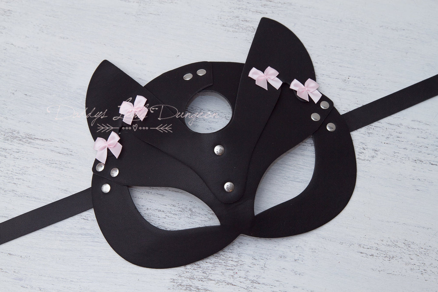Gothic Pet Play Fetish Mask & Butt Plug Set - Fox Tail, Kitty Ears, Collar Leash, Anal Sex Toy Kitten Cat Petplay BDSM ABDL DDLG mature 18+