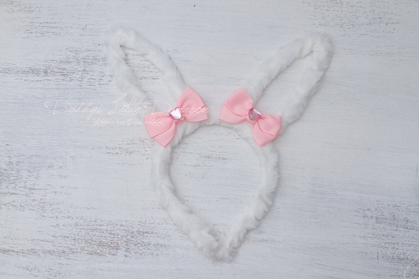 18+ Pretty White Pink Princess Pet Play Set - Bunny Ears, Heart Collar, Anal Butt Plug Rabbit Tail Sex Toy Cosplay Petplay BDSM DDLG mature