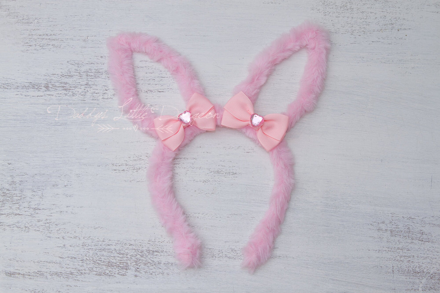 18+ Pretty All Pink Princess Pet Play Set - Bunny Ears, Heart Collar, Anal Butt Plug Rabbit Tail Sex Toy Cosplay Petplay BDSM DDLG mature
