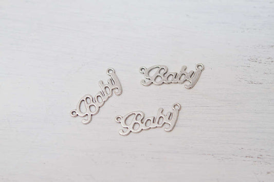 Add A Baby Word Charm to Your Collar or Lingerie