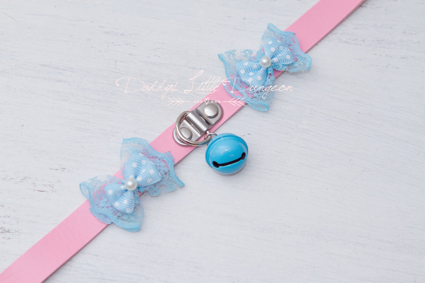 Pretty Pink & Blue Pet Play Set - Big Furry Kitten Ears, Collar, Fox Tail Butt Plug Anal Sex Toy, Cat Cosplay Petplay BDSM DDLG mature 18+